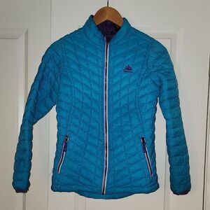 Snozu Blue Quilted Jacket with Purple Accents Youth 14/16